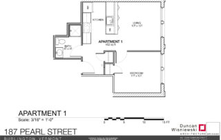 187 Pearl Street apartment 1 floorplan