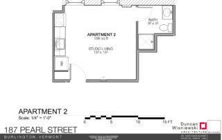 187 Pearl Street apartment 2 floorplan
