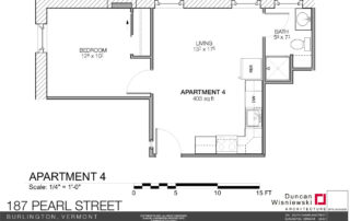 187 Pearl Street apartment 4 floorplan