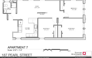 187 Pearl Street apartment 7 floorplan