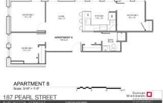187 Pearl Street apartment 8 floorplan